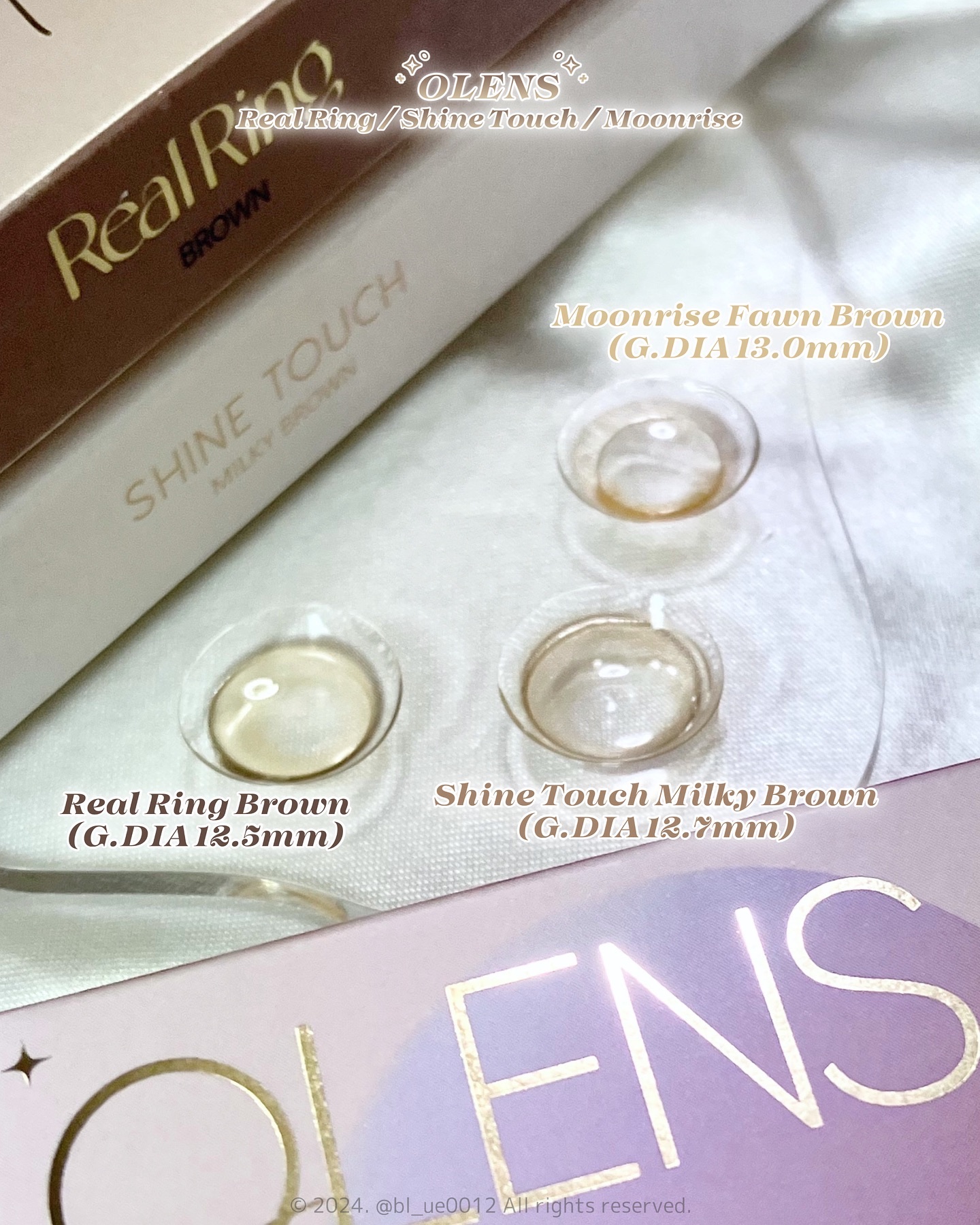 ムーンライズデュー/OLENS/１ヶ月（１MONTH）カラコンを使ったクチコミ（2枚目）