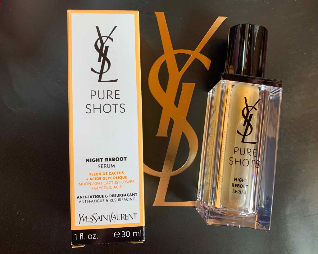 ピュアショット ナイト リチャージセラム/YVES SAINT LAURENT BEAUTE/美容液を使ったクチコミ(1枚目)