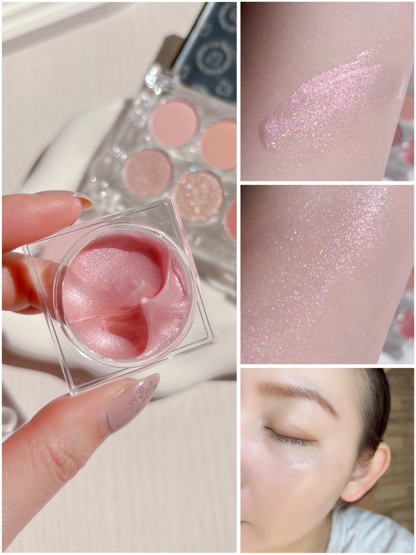 saayacosme on LIPS 「Lummir【ルミル】のラメシャドウとハイライトで輝きを🪄🫧💕..」(5枚目)