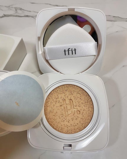 レイヤリングフィットカバークッションEX/TFIT/クッションファンデーションを使ったクチコミ(2枚目)