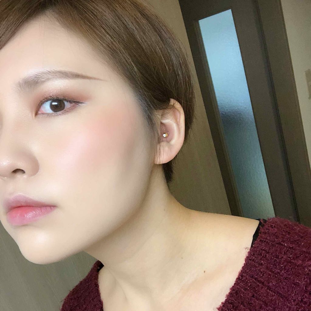 ナチュラル チークN/CEZANNE/パウダーチークを使ったクチコミ(2枚目)