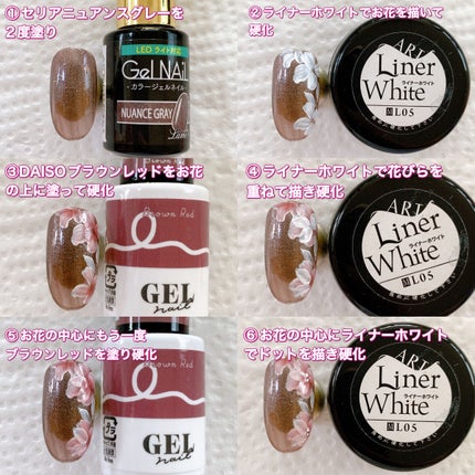 ジェルネイル(ライト対応)/セリア/ジェルネイルを使ったクチコミ(2枚目)