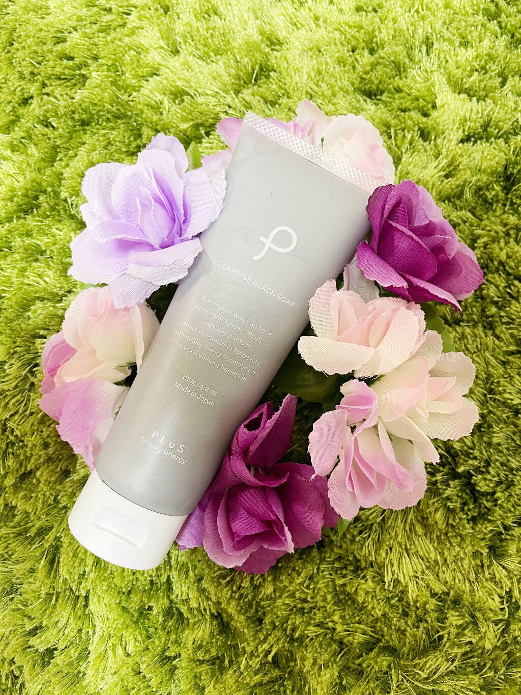 クリアファイン ブラック ソープ チューブタイプ/PLuS/洗顔フォームを使ったクチコミ(1枚目)