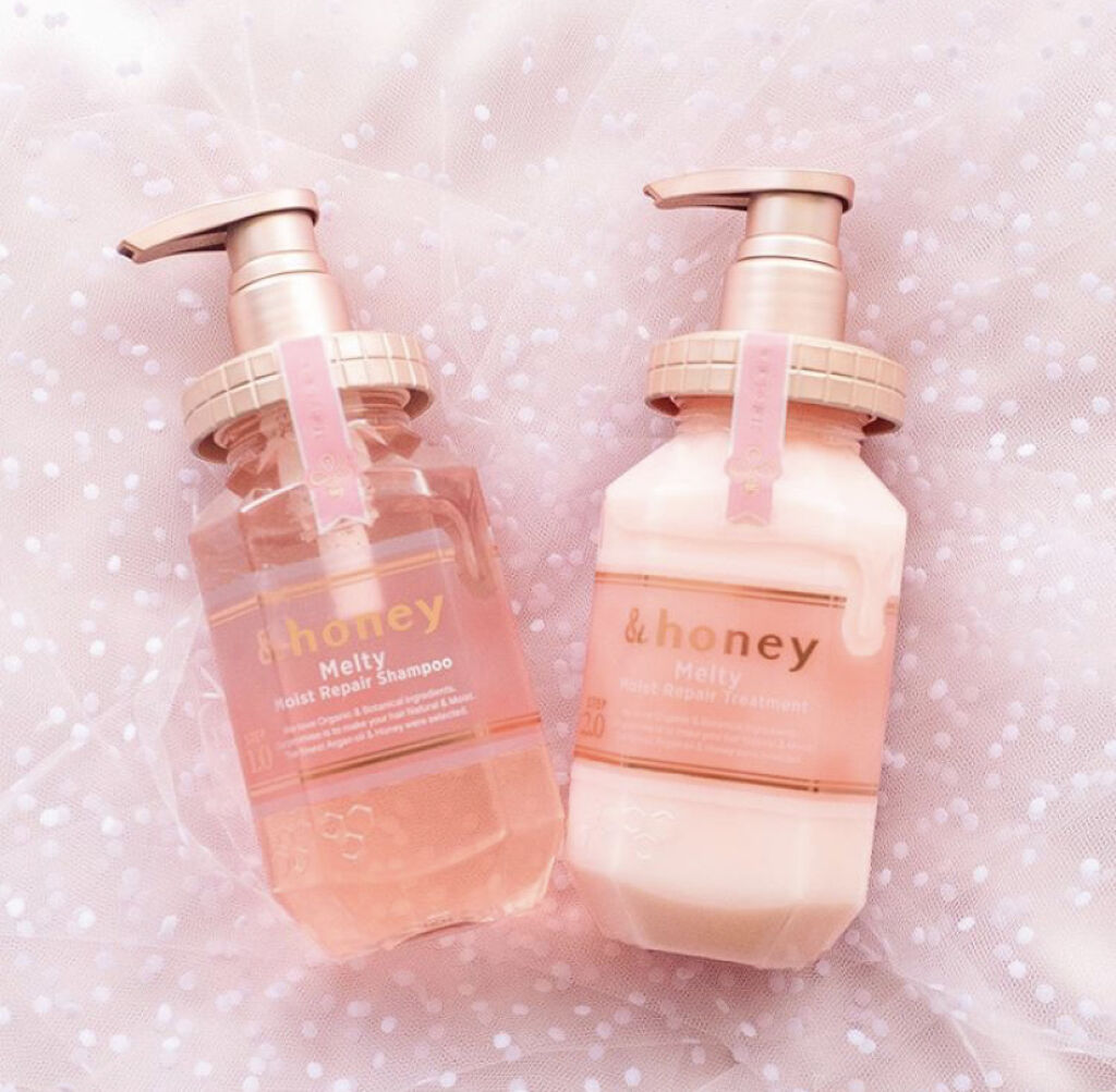 ディープモイスト シャンプー1.0／ヘアトリートメント2.0/&honey/市販シャンプーを使ったクチコミ（2枚目）