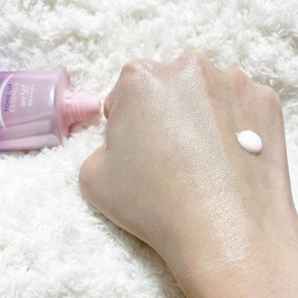 ニベアUV ディープ プロテクト&ケア トーンアップ エッセンス/ニベア/日焼け止めローションを使ったクチコミ(2枚目)