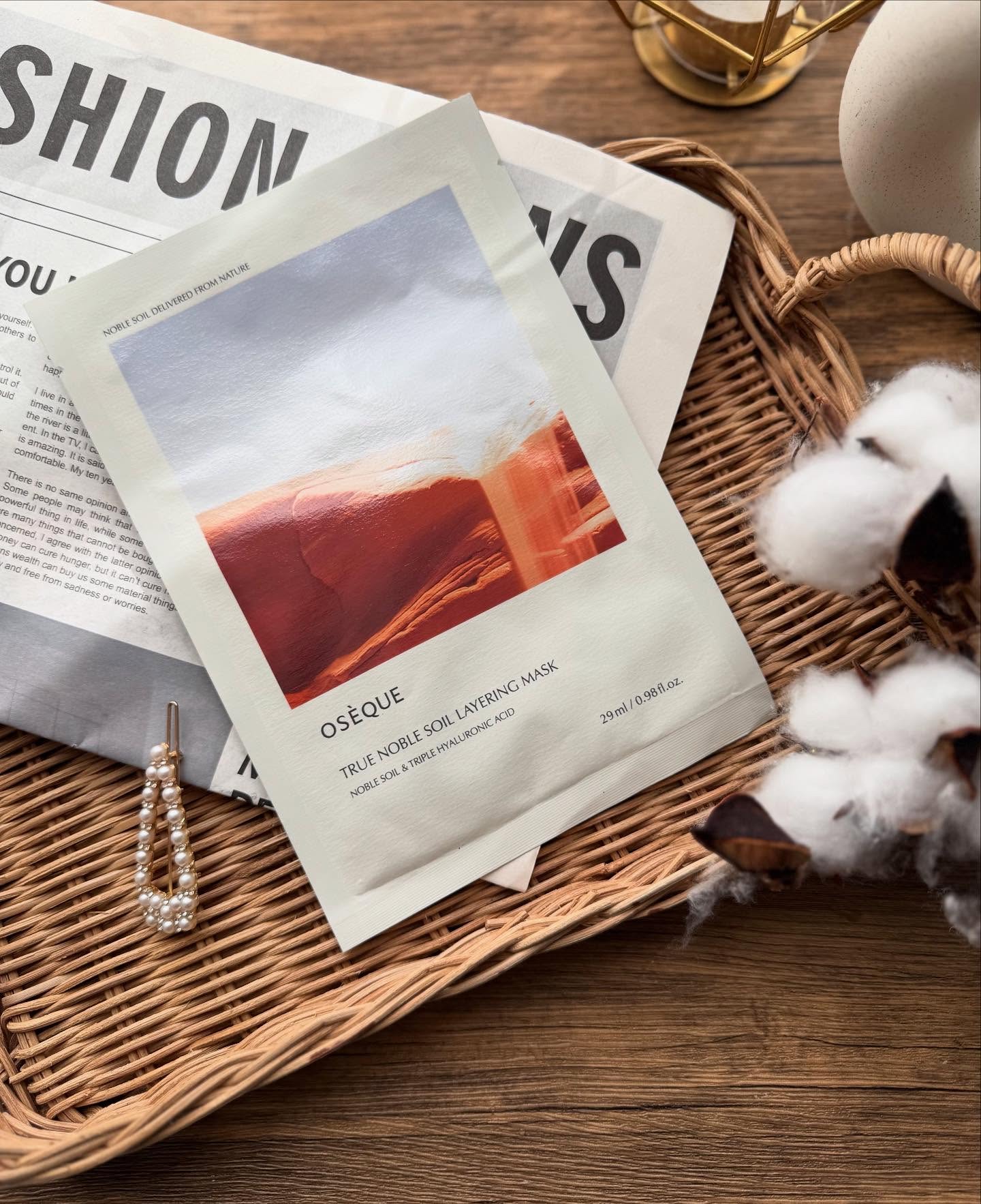 OSEQUE NOBLE SOIL LAYERING MASK/OSEQUE/シートマスク・パックを使ったクチコミ（1枚目）