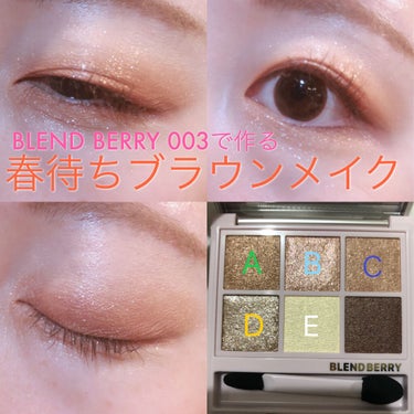 オーラクリエイション/BLEND BERRY/アイシャドウパレットを使ったクチコミ（1枚目）