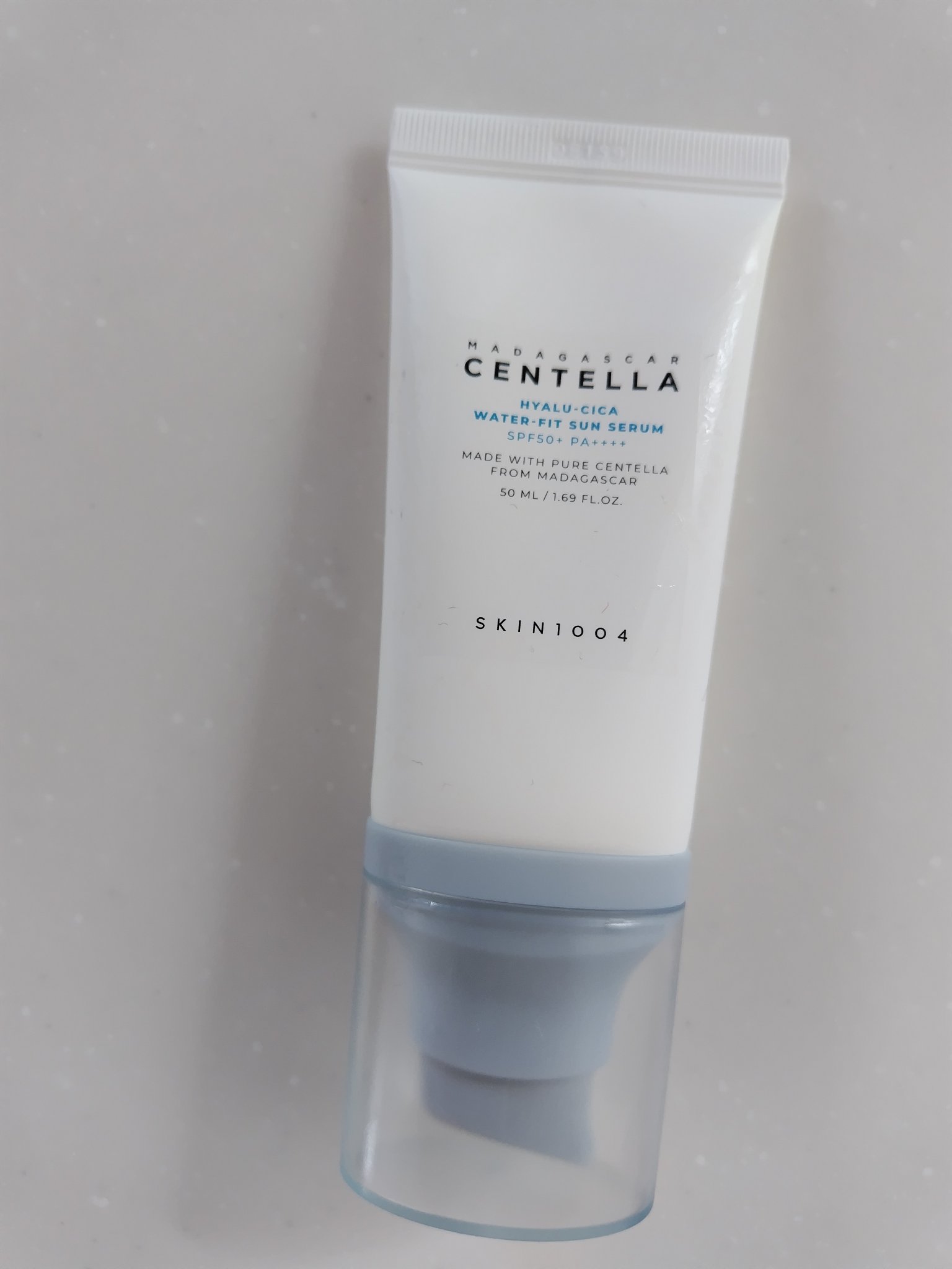 ヒアルーシカ ウォーターフィット サンセラム/SKIN1004/日焼け止めローションを使ったクチコミ（1枚目）