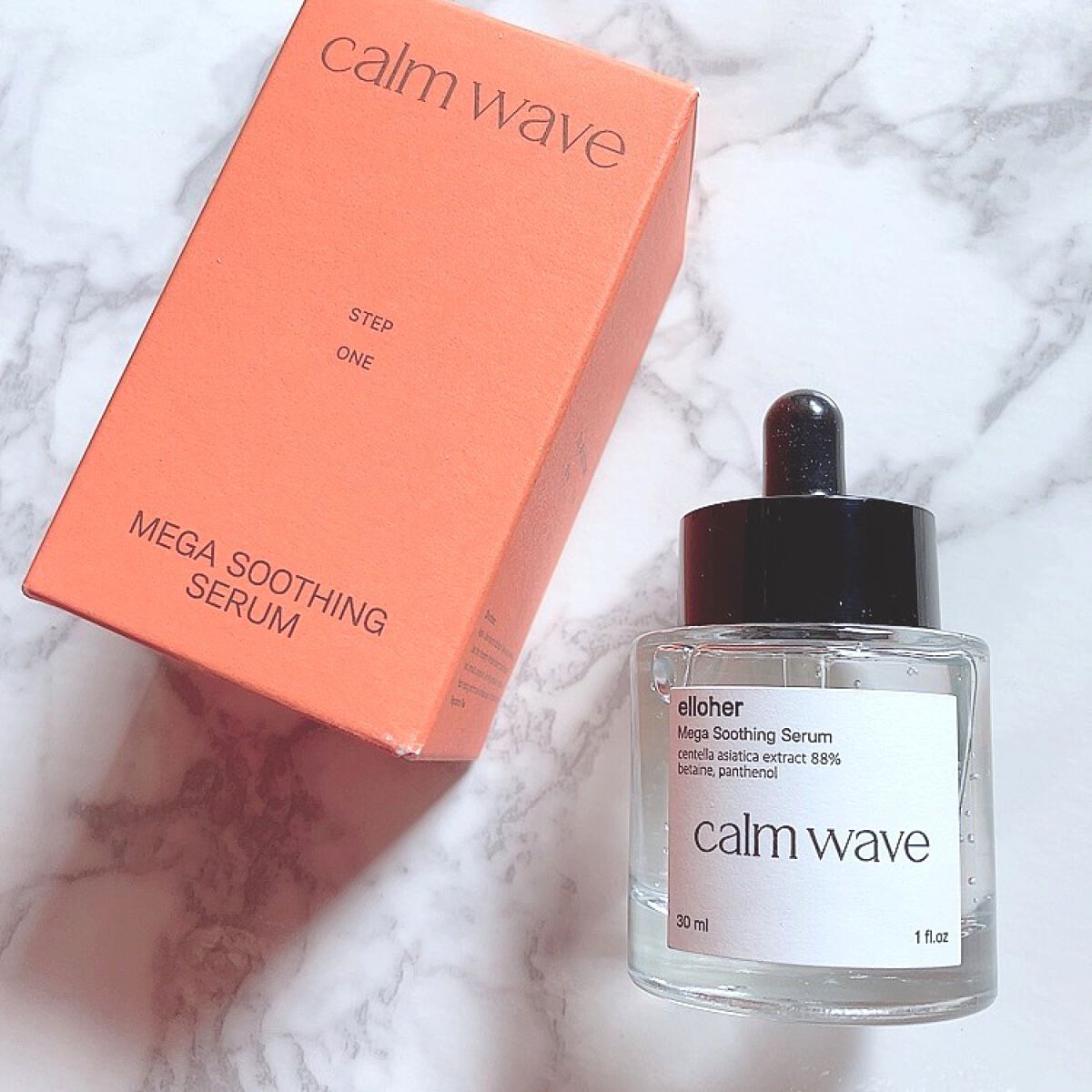 カームウェーブ - Mega Soothing Serum/elloher/美容液を使ったクチコミ（1枚目）