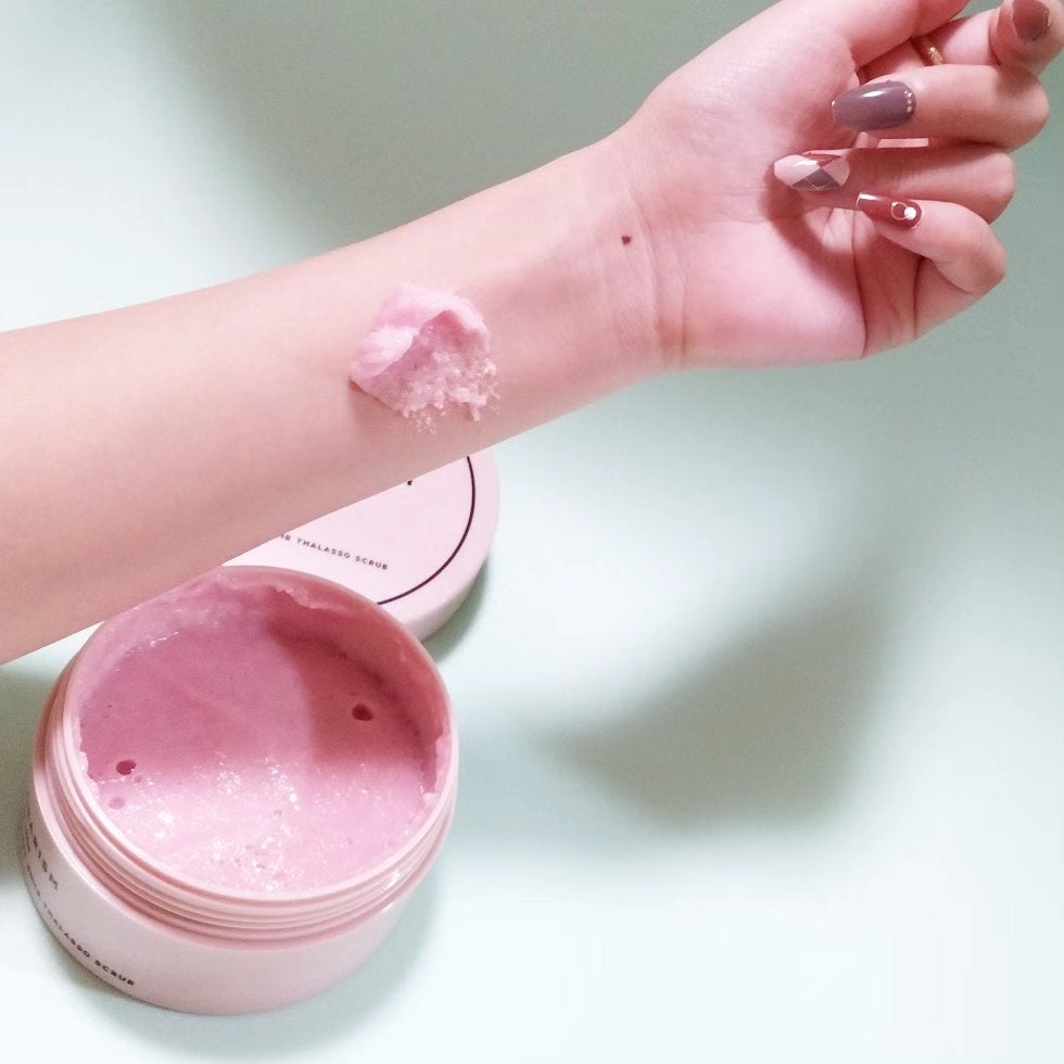 Q+Me スウィート ボム タラソ スクラブ/AGARISM/バスト・ヒップケアを使ったクチコミ(6枚目)