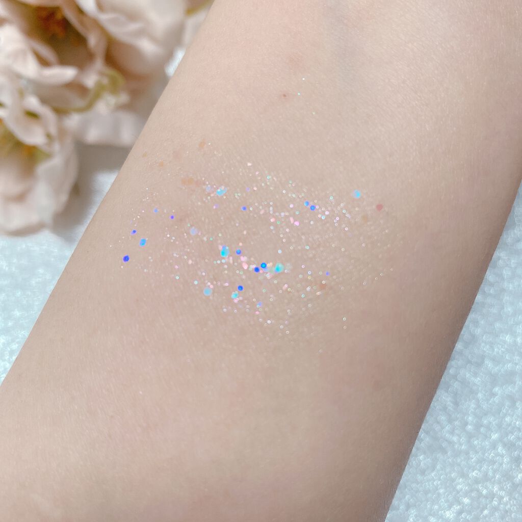 シャンパンアイグリッター/Peach C/グリッターを使ったクチコミ(7枚目)