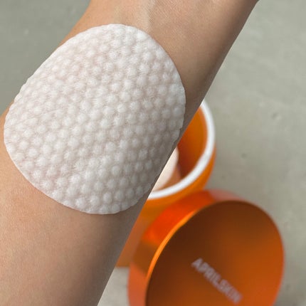 カロテンクラリファイングビタパッド/APRILSKIN/トナーパッドを使ったクチコミ(5枚目)