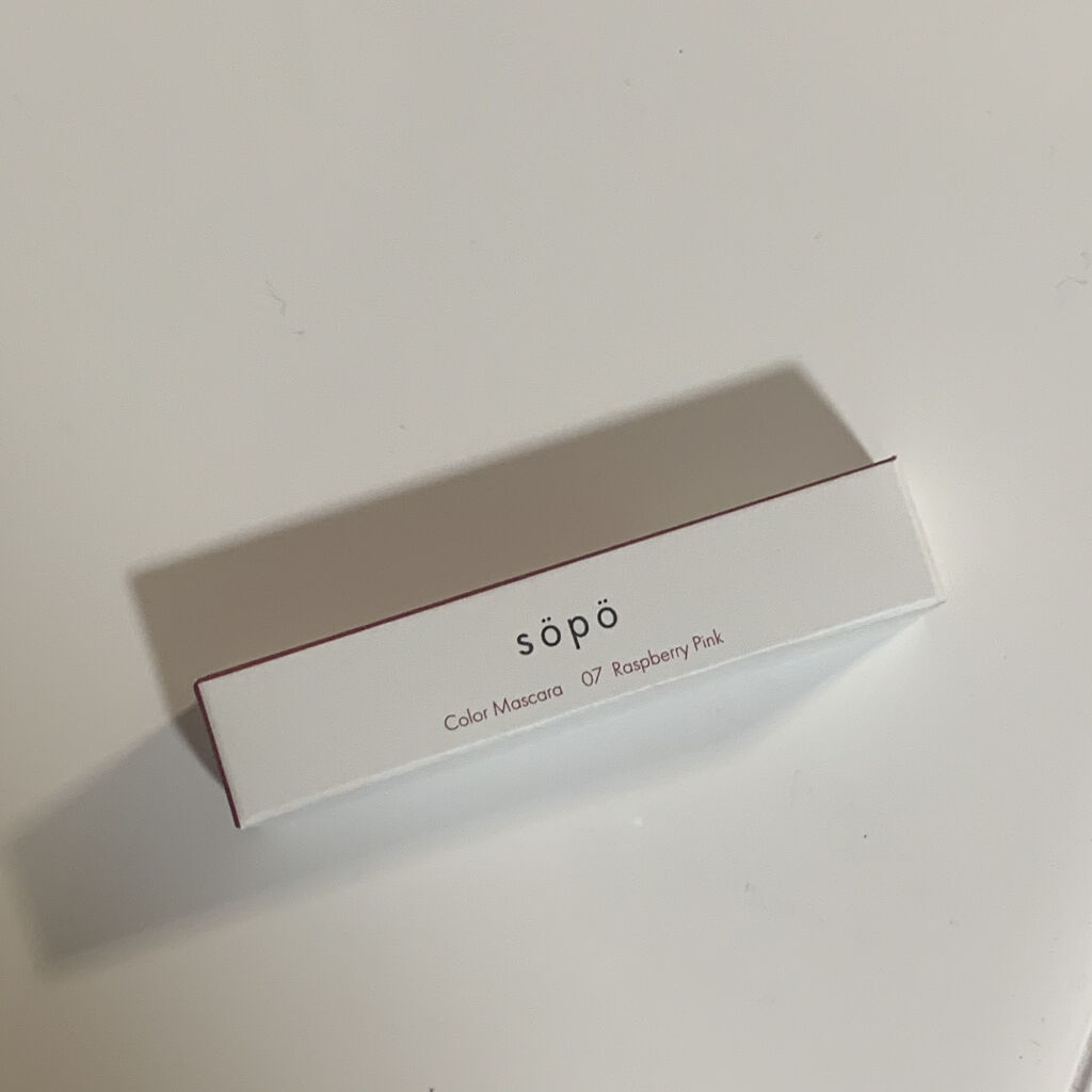 カラーマスカラ/sopo/マスカラを使ったクチコミ（1枚目）