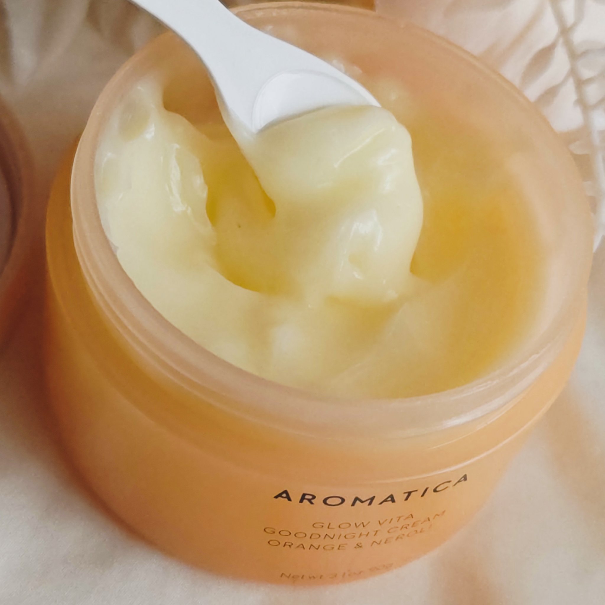 グロービタグットナイトクリーム/AROMATICA/フェイスクリームを使ったクチコミ（3枚目）