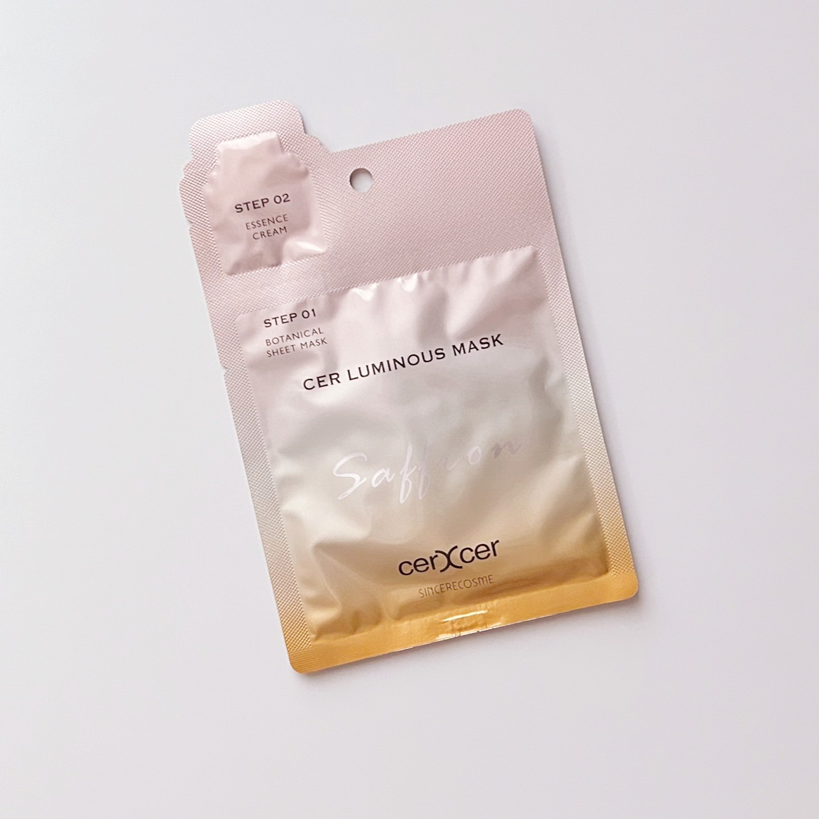 ルミナスマスク   (ケアクリーム付き) /cerXcer/シートマスク・パックを使ったクチコミ（2枚目）
