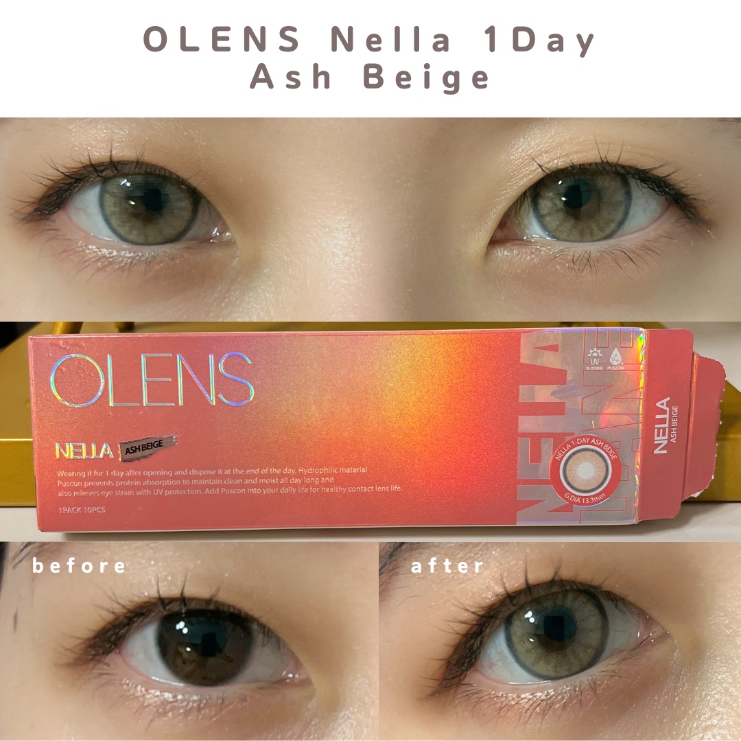 ロシアンスモーキー/OLENS/カラーコンタクトレンズを使ったクチコミ（3枚目）