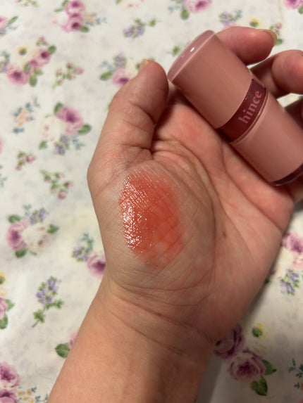 ロウグロウジェルティント/hince/リップティントを使ったクチコミ(2枚目)