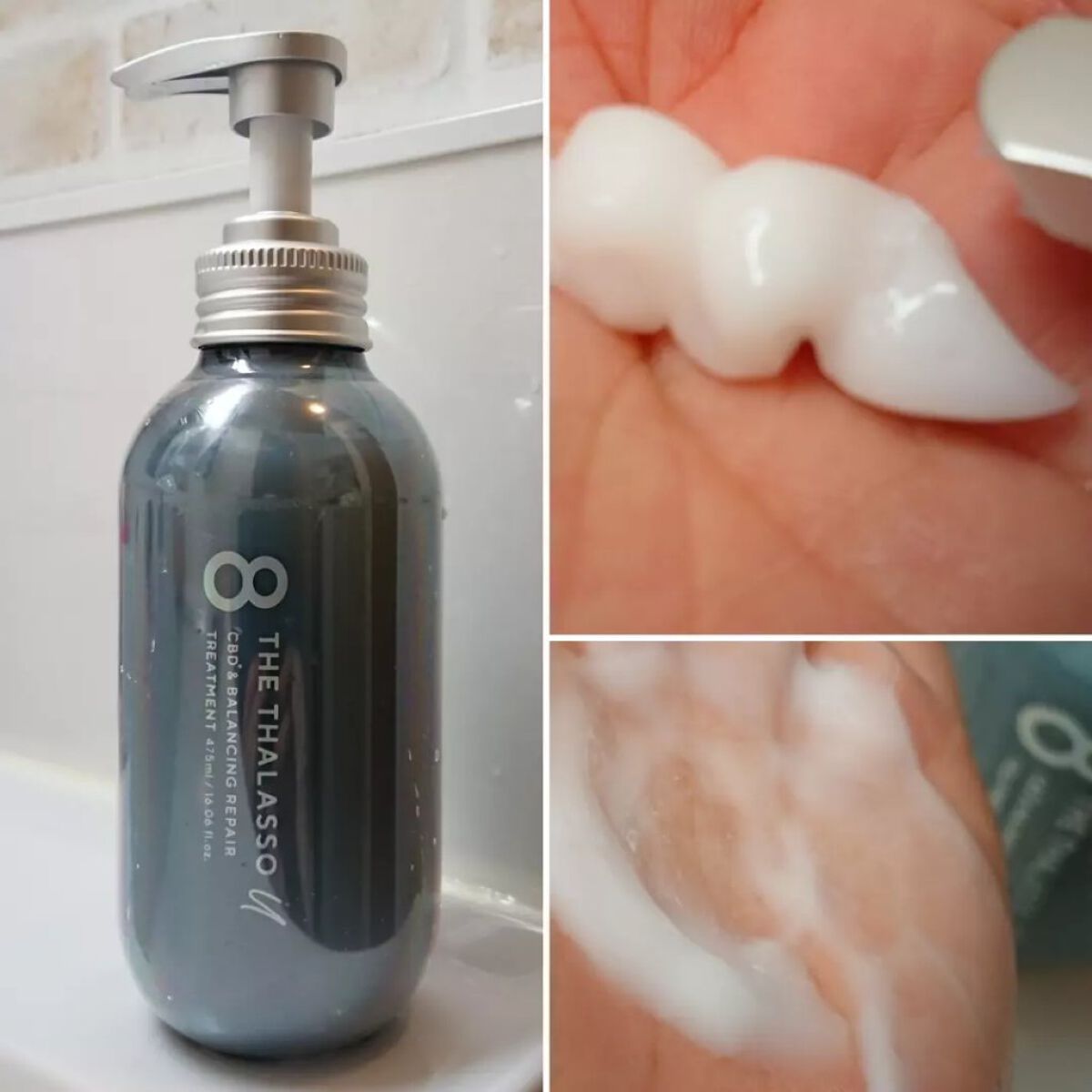 エイトザタラソ ユー CBD&リフレッシング クレンズ 美容液シャンプー/CBD&バランシング ダメージリペア 美容液ヘアトリートメント/エイトザタラソ/市販シャンプーを使ったクチコミ(4枚目)