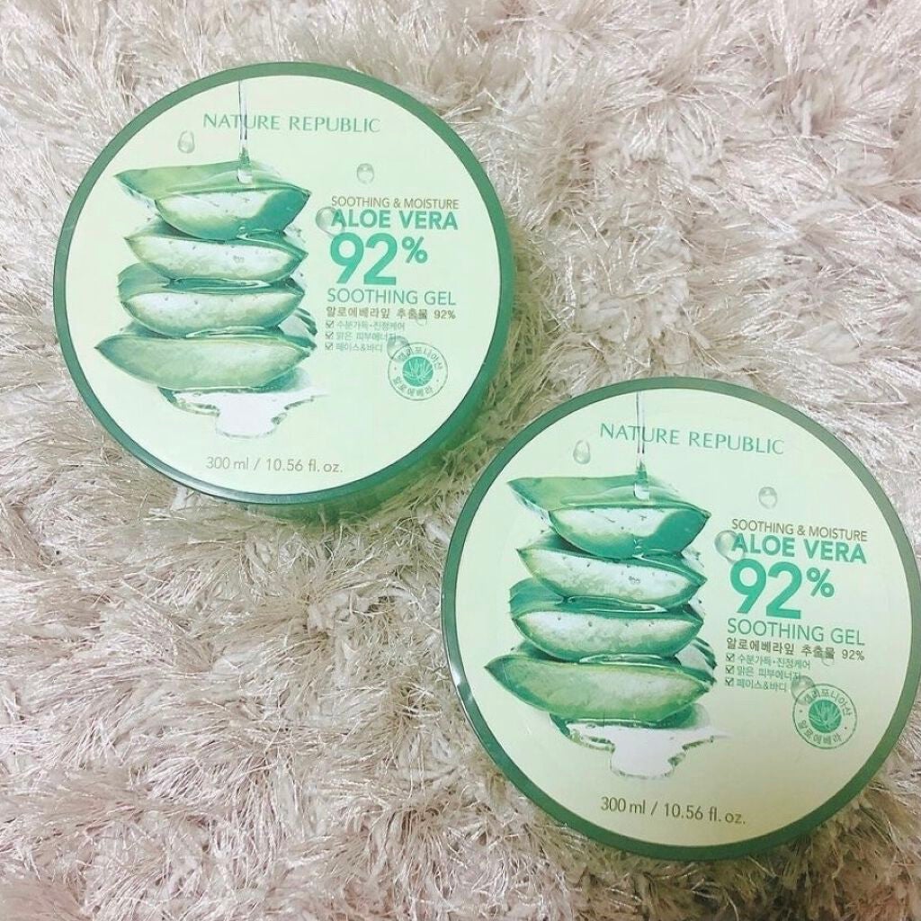 マイルド&モイスチャーアロエジェル/ネイチャーリパブリック/ボディローションを使ったクチコミ(1枚目)