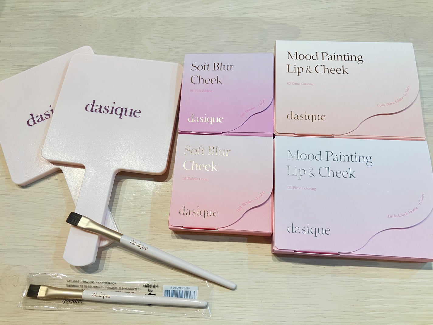 ムードペインティングリップアンドチークパレット/dasique/マルチパレットを使ったクチコミ(7枚目)