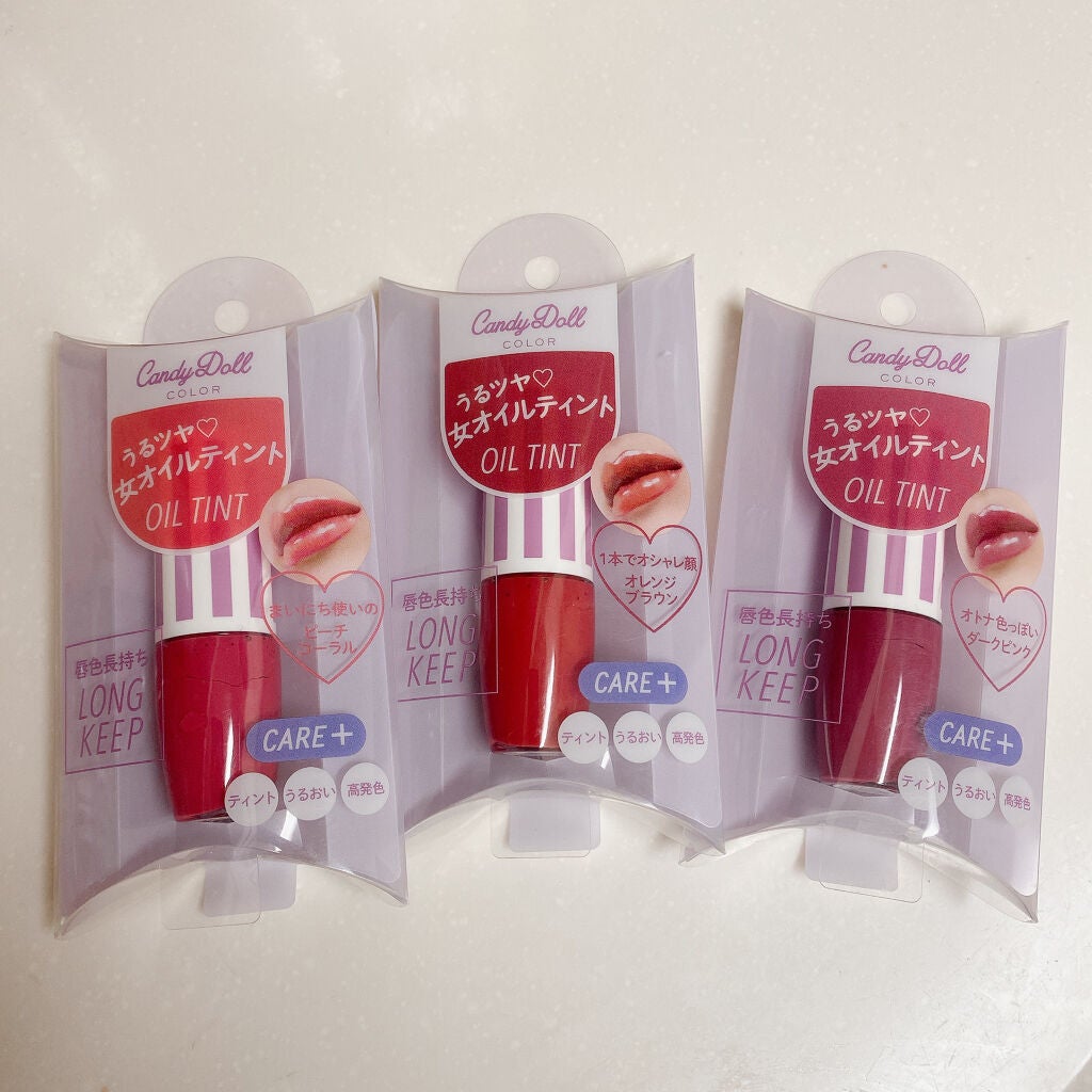 オイルティントリップ+/CandyDoll/リップティントを使ったクチコミ(1枚目)