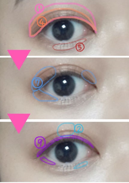 UR GLAM BLOOMING EYE COLOR PALETTE/U R GLAM/アイシャドウパレットを使ったクチコミ(4枚目)