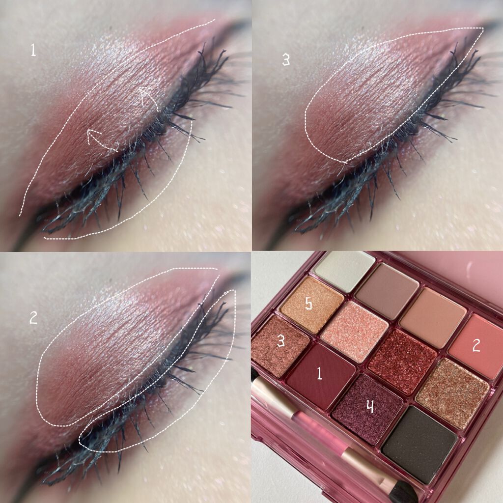 グラムチェンジマルチパレット/A.BLACK/マルチパレットを使ったクチコミ（2枚目）