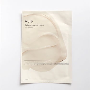 Abib  Crème coating maskのクチコミ「🏷｜Abib
Crème coating mask
内容量：１７ｇ


特殊シートで、まるで石.....」（1枚目）