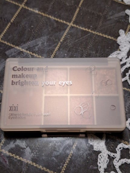セブンカラーアイシャドウパレット/xixi/アイシャドウパレットを使ったクチコミ(1枚目)