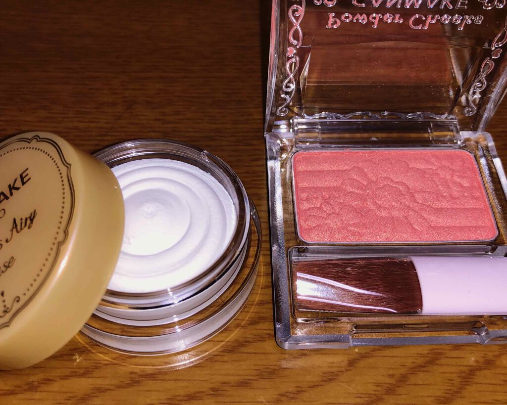 ポアレスエアリーベース/キャンメイク/化粧下地を使ったクチコミ（2枚目）