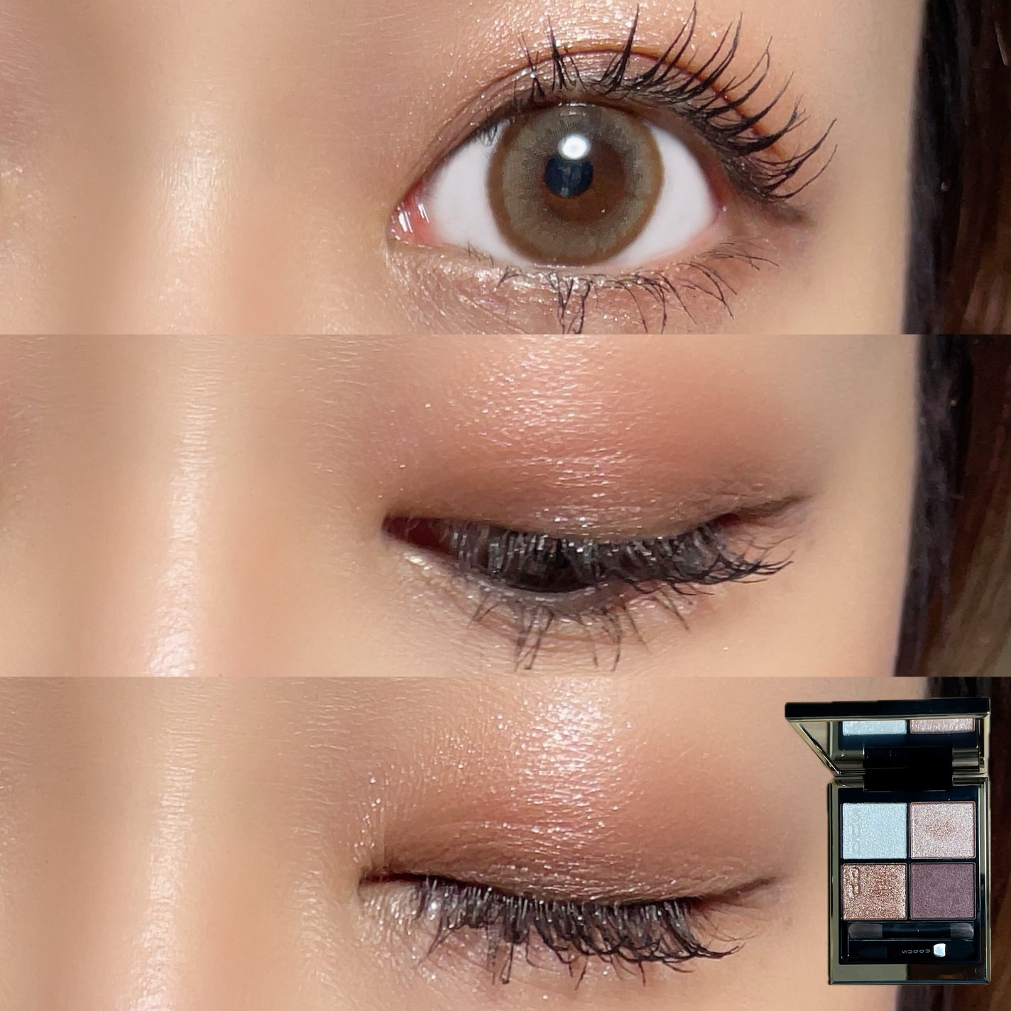 アイカラーレーション/LUNASOL/アイシャドウパレットを使ったクチコミ(2枚目)