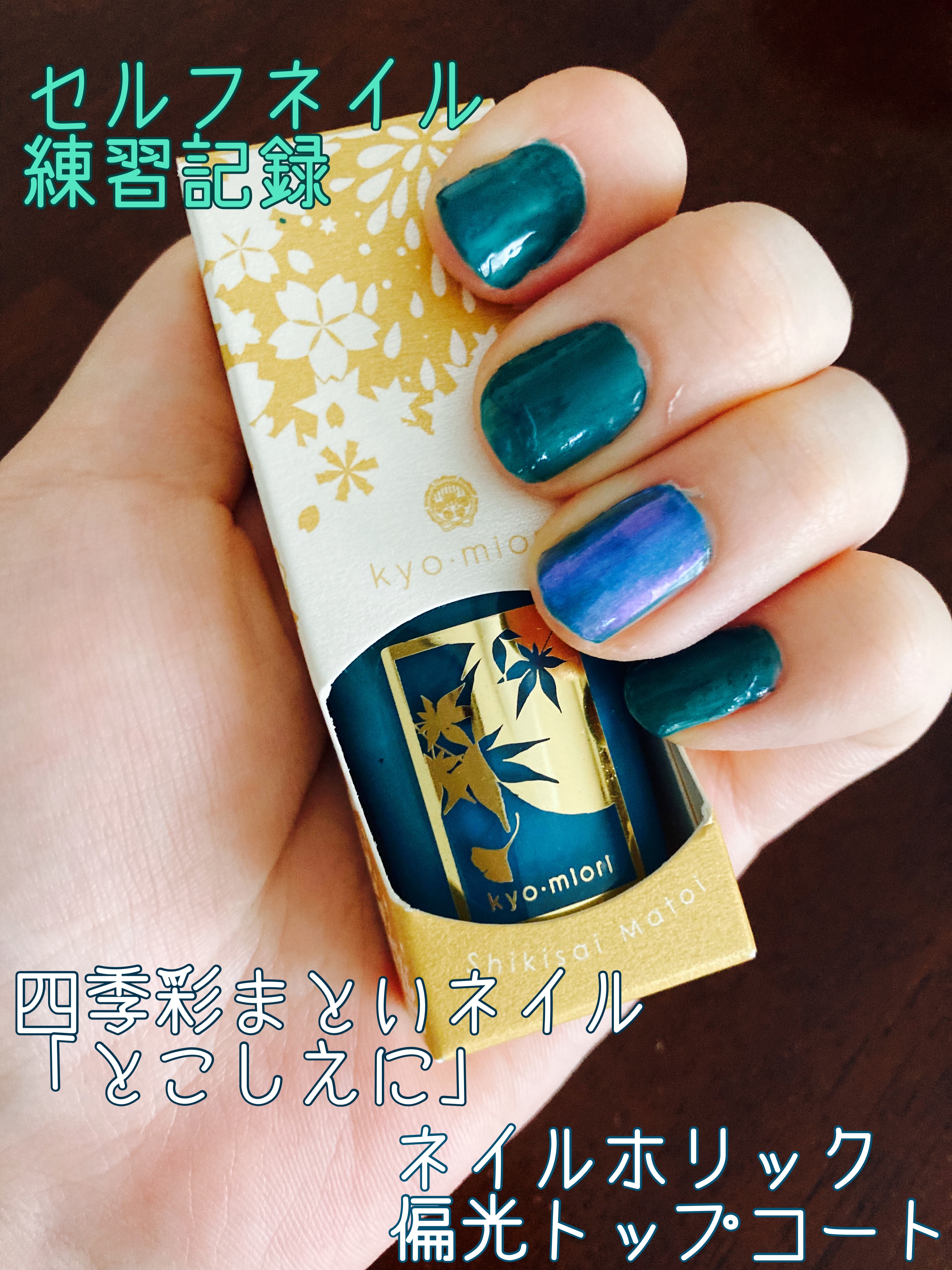 ネイルホリック 偏光 トップコート SP067/ネイルホリック/ネイルトップコートを使ったクチコミ（1枚目）