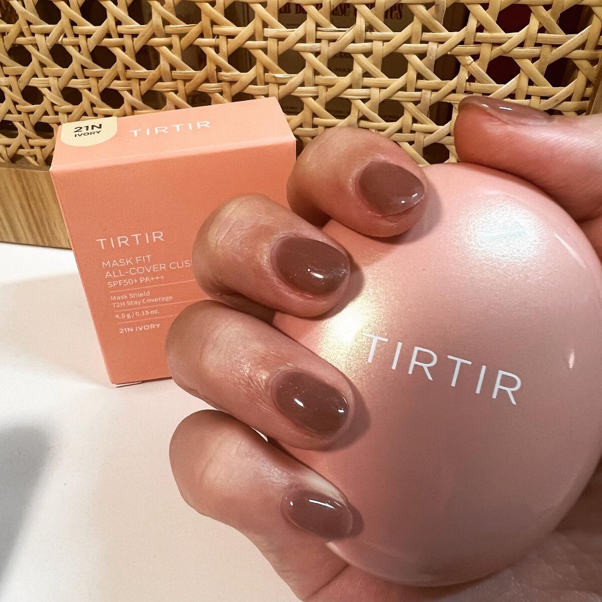 マスクフィットオールカバークッション/TIRTIR(ティルティル)/クッションファンデーションを使ったクチコミ(1枚目)