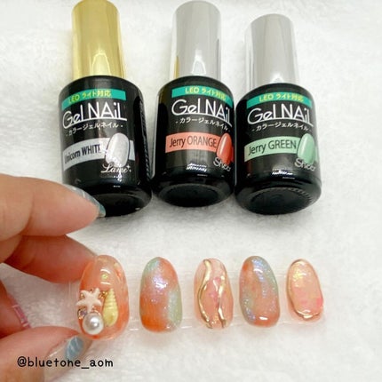 ジェルネイル(ライト対応)/セリア/ジェルネイルを使ったクチコミ(4枚目)