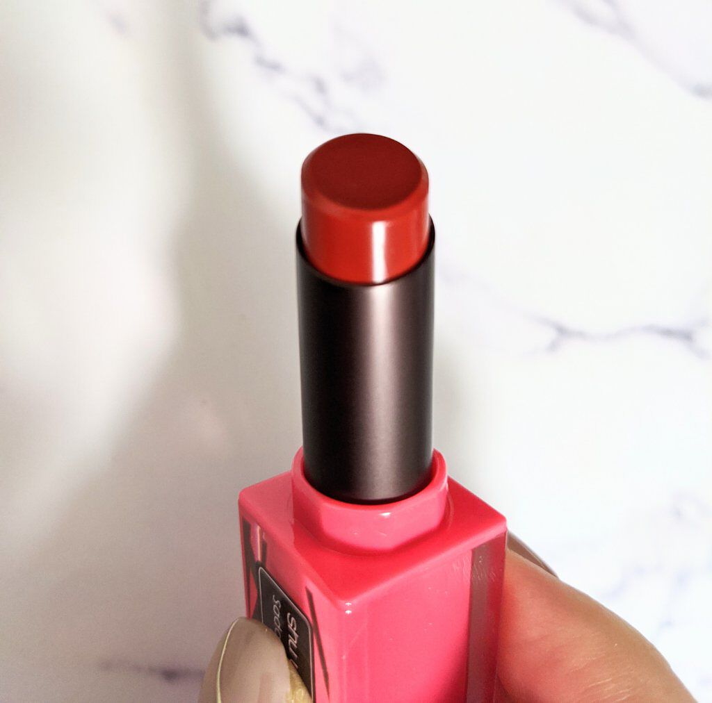 ルージュ アンリミテッド ラッカーシャイン/shu uemura/口紅を使ったクチコミ（2枚目）