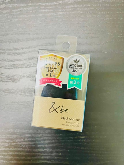 &be ブラックスポンジ/&be/パフ・スポンジを使ったクチコミ(1枚目)