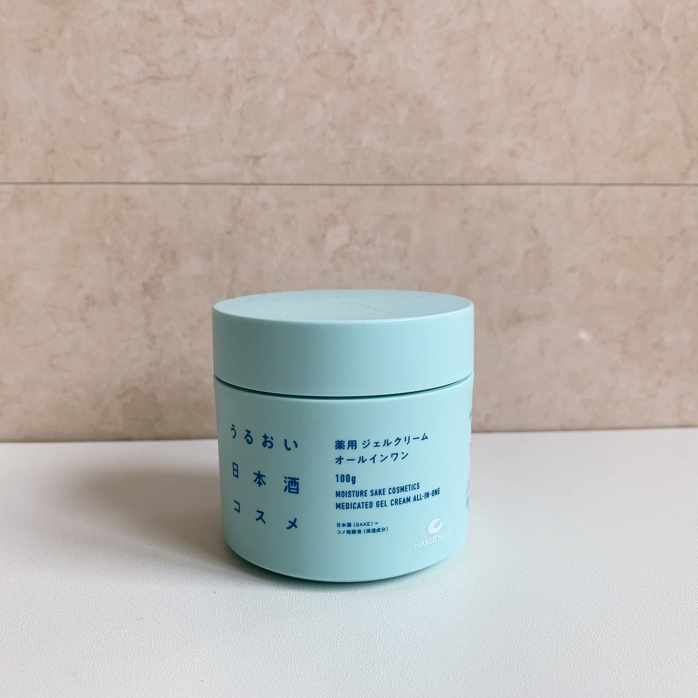 薬用ジェルクリーム/うるおい日本酒コスメ/オールインワン化粧品を使ったクチコミ(1枚目)