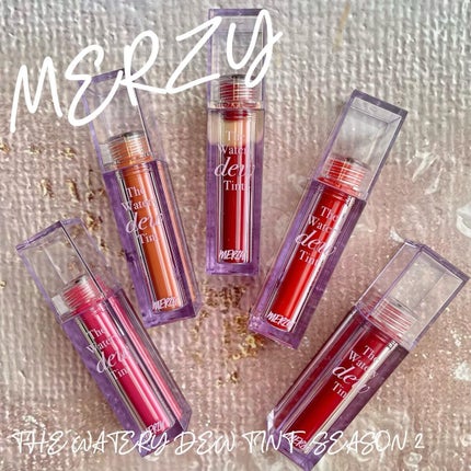 ザ ウォータリーデューティント/MERZY/リップティントを使ったクチコミ(1枚目)