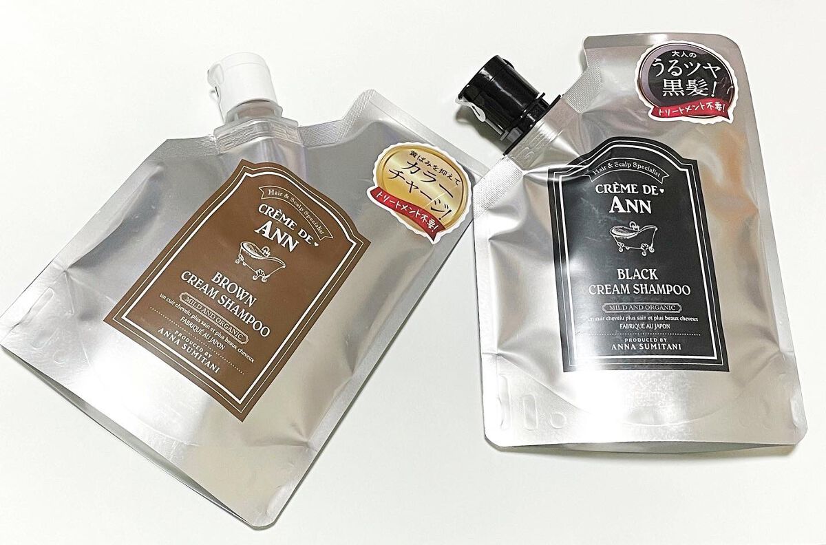 ブラッククリームシャンプー/creme de Ann/市販シャンプーを使ったクチコミ(1枚目)