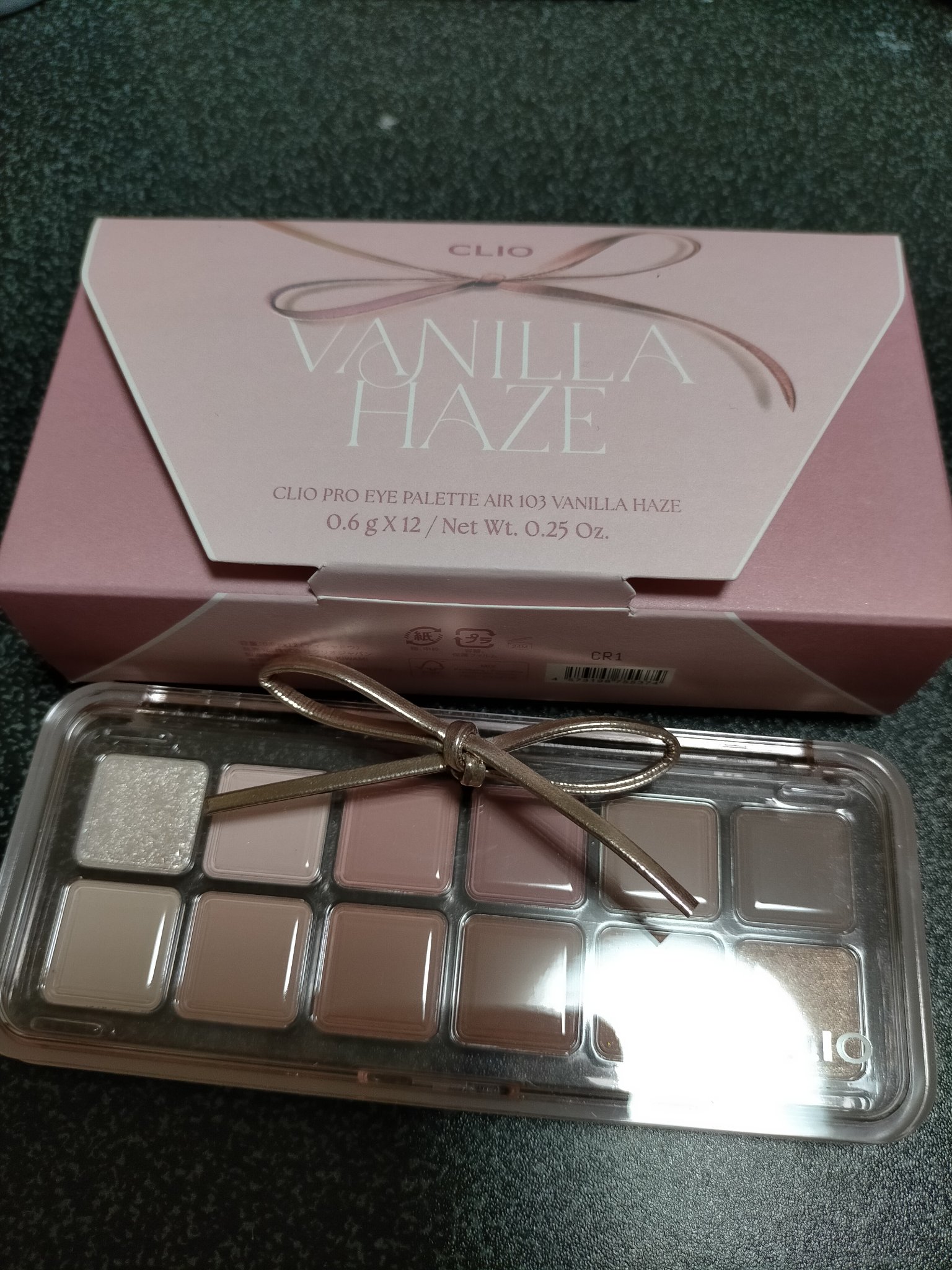 プロ アイ パレット エアー 103 バニラヘイズ(VANILLA HAZE)/CLIO/アイシャドウパレットを使ったクチコミ（1枚目）