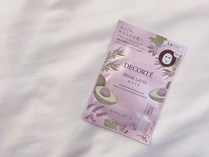 プリム ラテ マスク/DECORTÉ/シートマスク・パックを使ったクチコミ(1枚目)