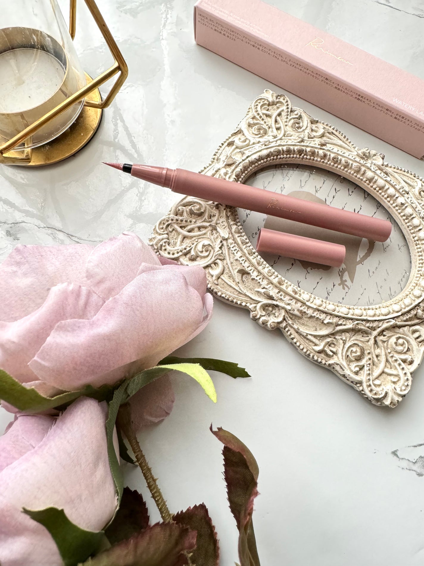 ウォータリーラメライナー/Ririmew/リキッドアイライナーを使ったクチコミ(4枚目)