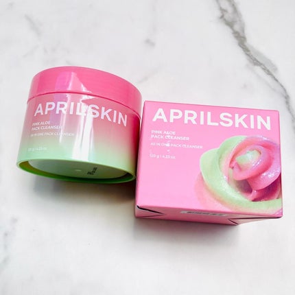 ピンクアロエメレンゲクレンザー/APRILSKIN/その他洗顔料を使ったクチコミ(10枚目)