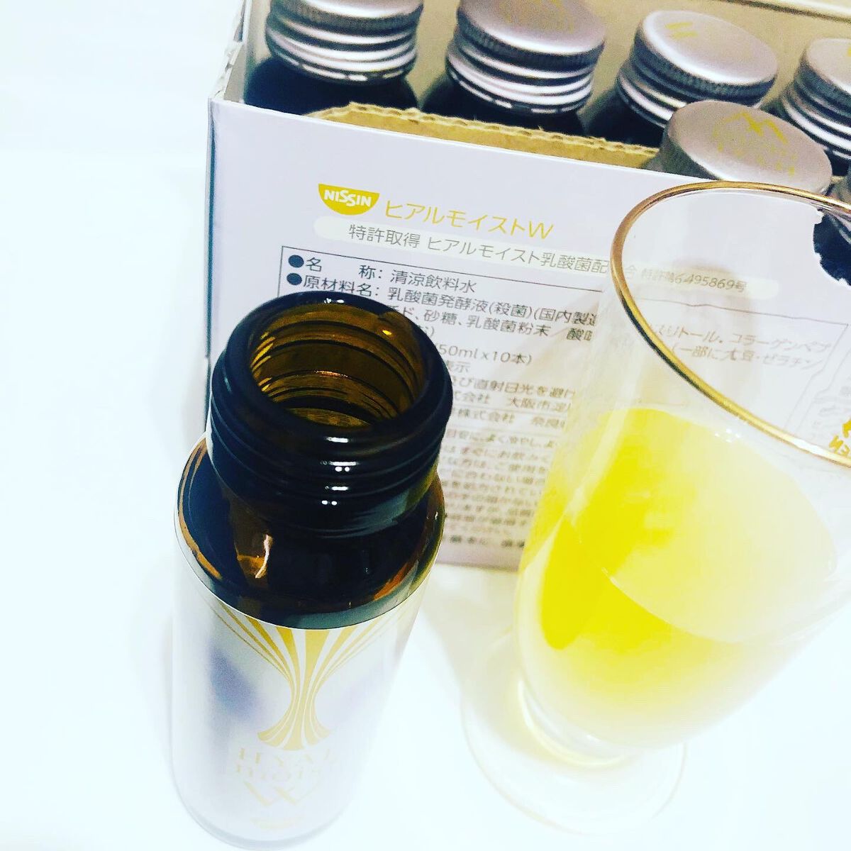 ヒアルモイスト W/日清食品/美容ドリンクを使ったクチコミ（1枚目）