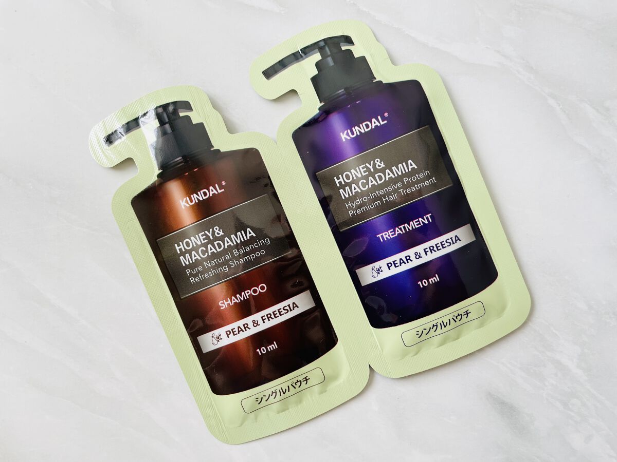 ハニー&マカデミアシャンプー／トリートメント /KUNDAL/シャンプー・コンディショナーを使ったクチコミ（2枚目）