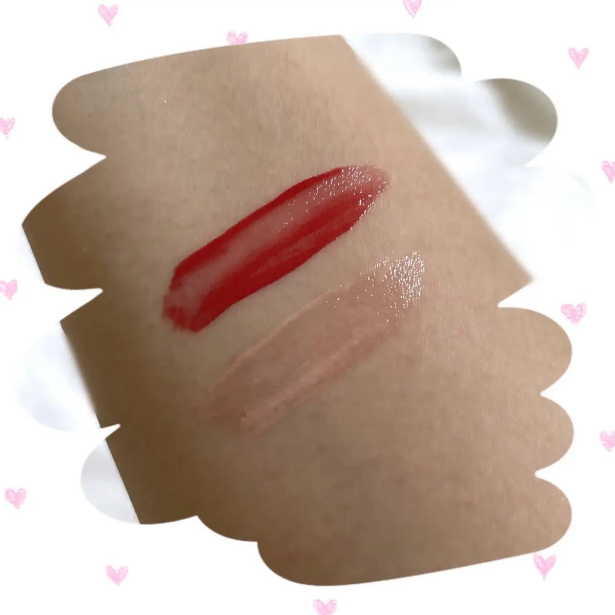 ミルクハートティントリップアンドチーク/Merrymonde/リップティントを使ったクチコミ(3枚目)