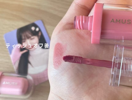 ジェルフィットティント/AMUSE/リップティントを使ったクチコミ(5枚目)