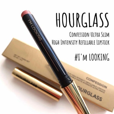 ✨HOURGLASS
✨Confession Ultra Slim High Intensity Refillable Lipstick
✨I'm  Looking  サテン仕上げのピンクトープ

バニ