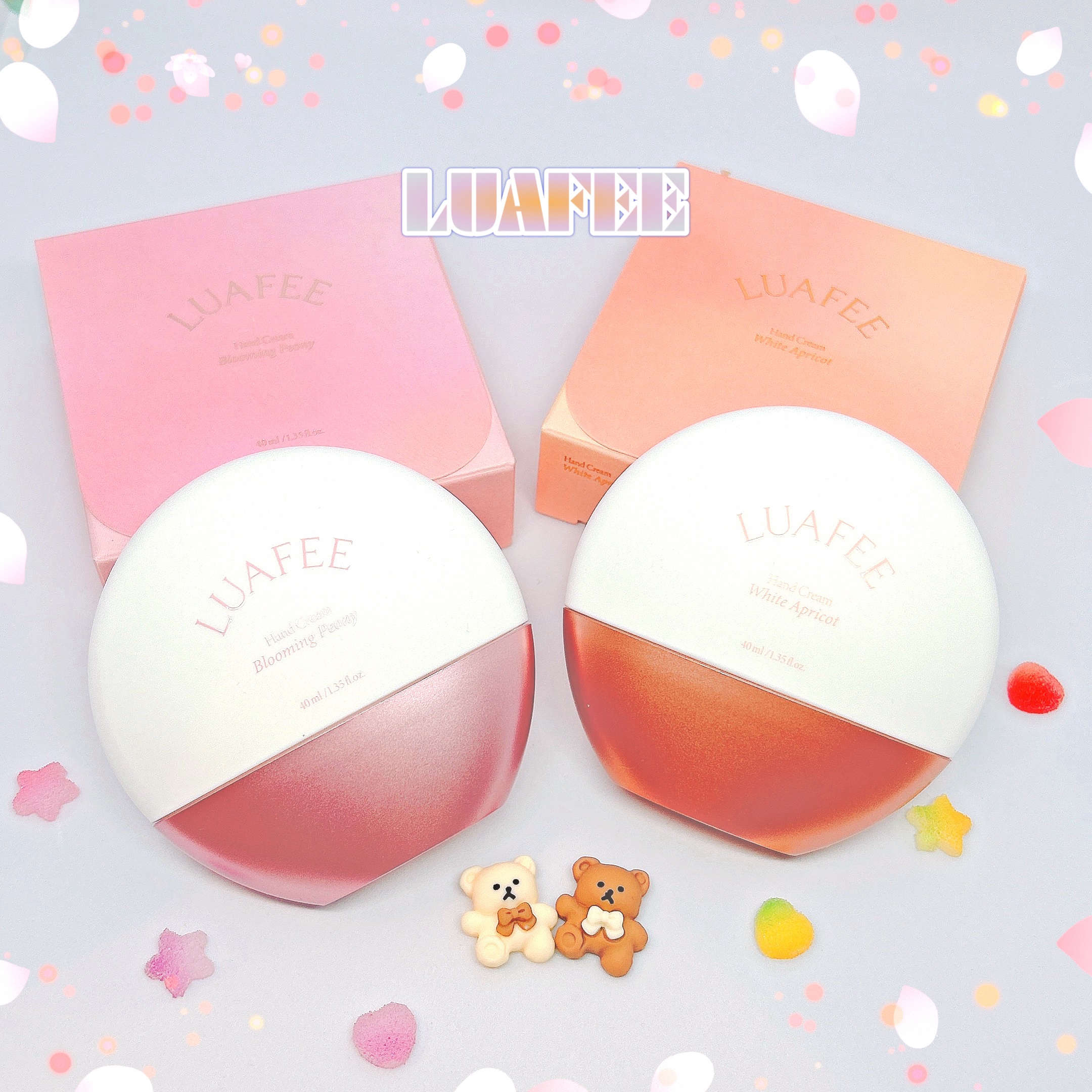 パフュームハンドクリームホワイトアプリコット/LUAFEE/ハンドクリームを使ったクチコミ（1枚目）