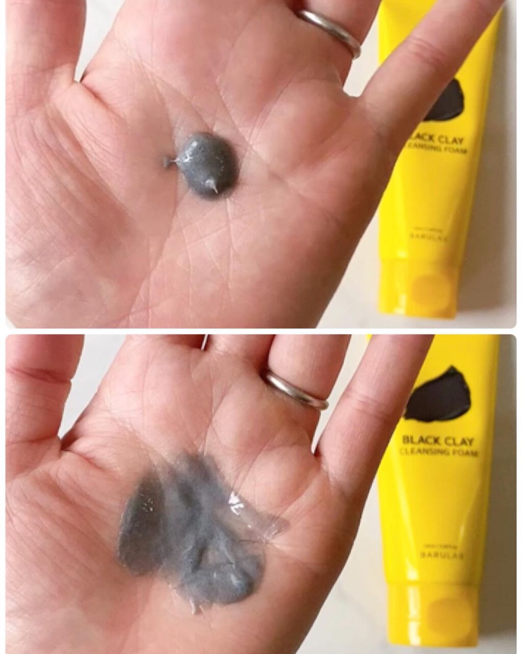 ブラッククレイクレンジングフォーム/BARULAB/洗顔フォームを使ったクチコミ（2枚目）